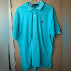 Polo by Ralph Lauren Men's Teal Polo Shirt